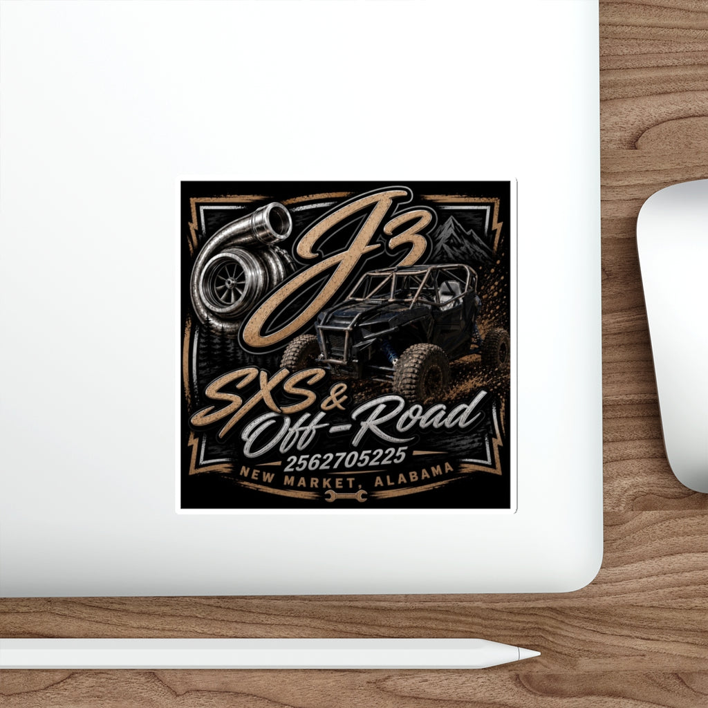 J3 logo sticker