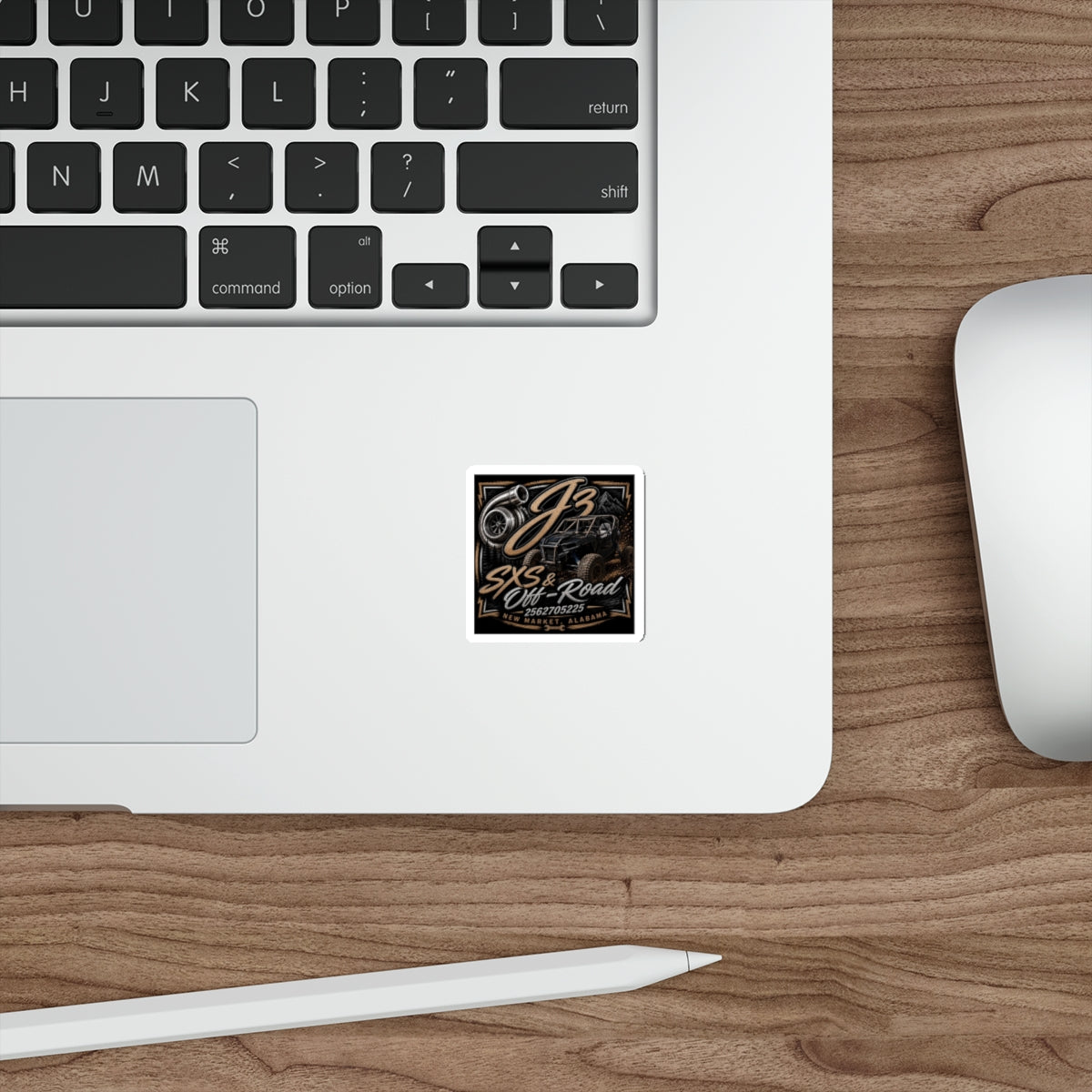 J3 logo sticker