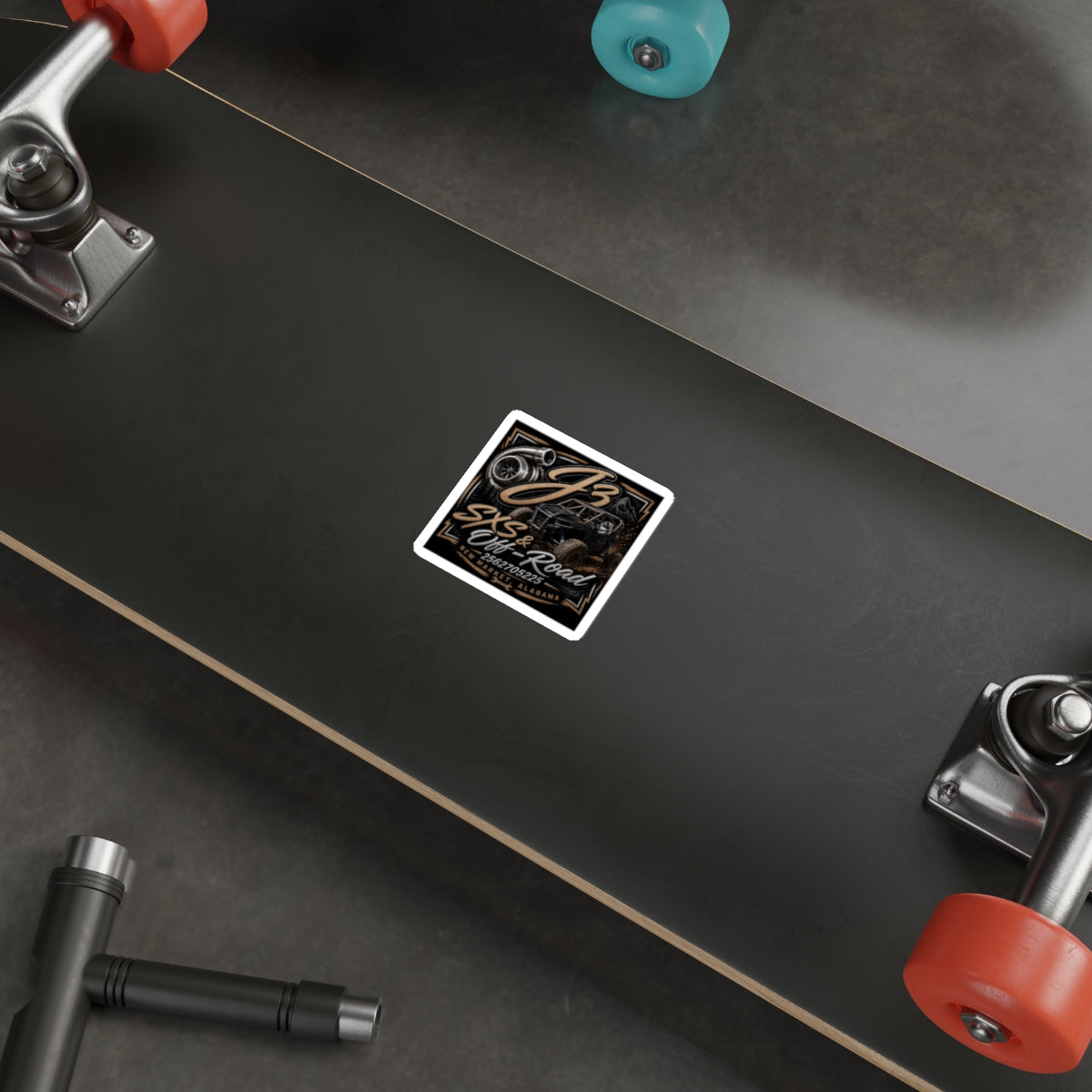 J3 logo sticker