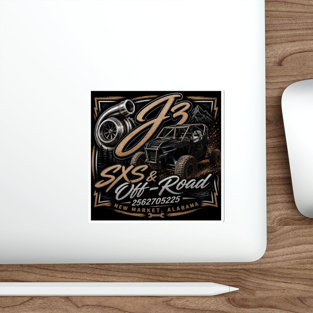 J3 logo sticker