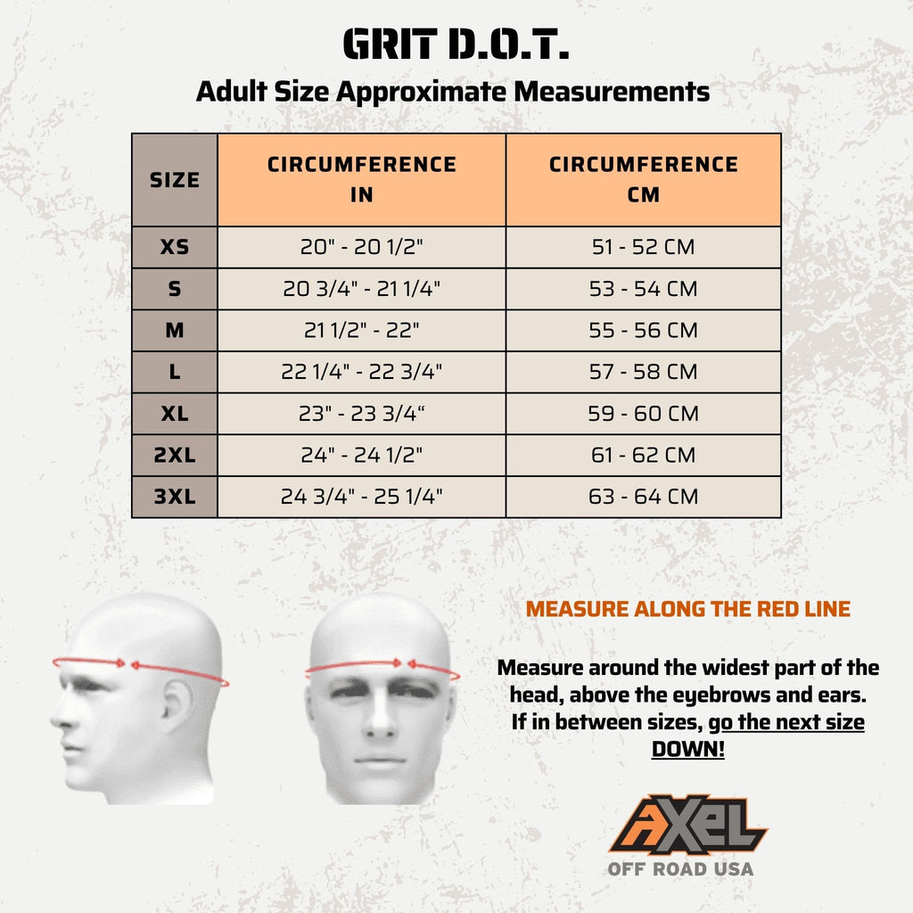 Dot axel helmets